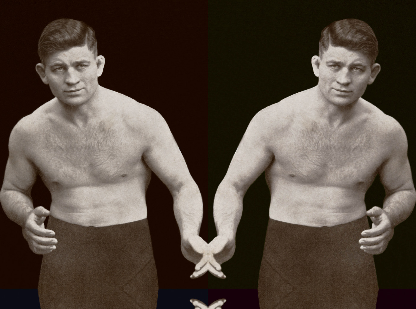 Marcus Bunyan. 'The Wrestlers' 2001