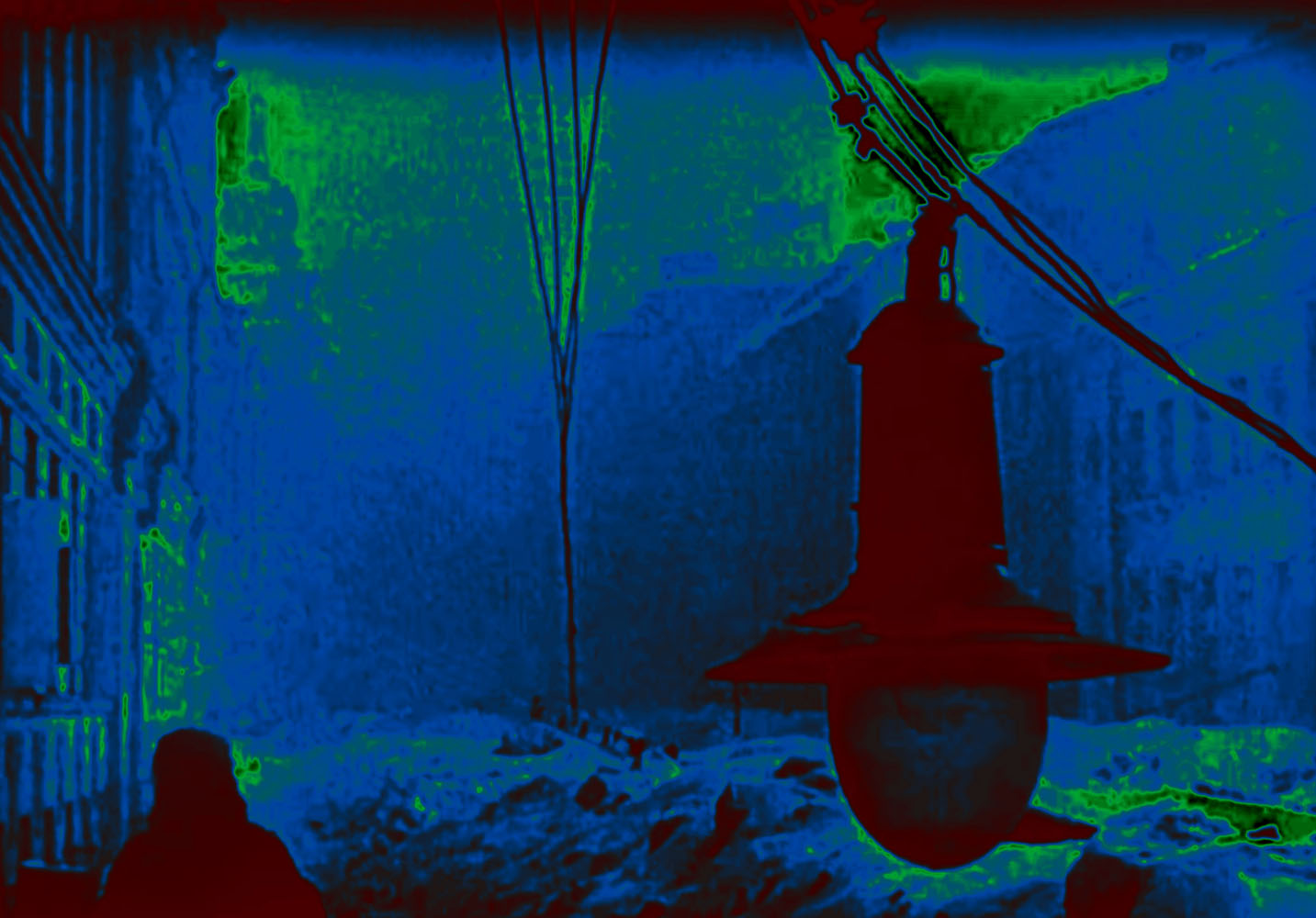 Marcus Bunyan (Australian, b. 1958) 'City (lamp)' 2023 From the series 'Aus der Traum (From the Dream)' 2023