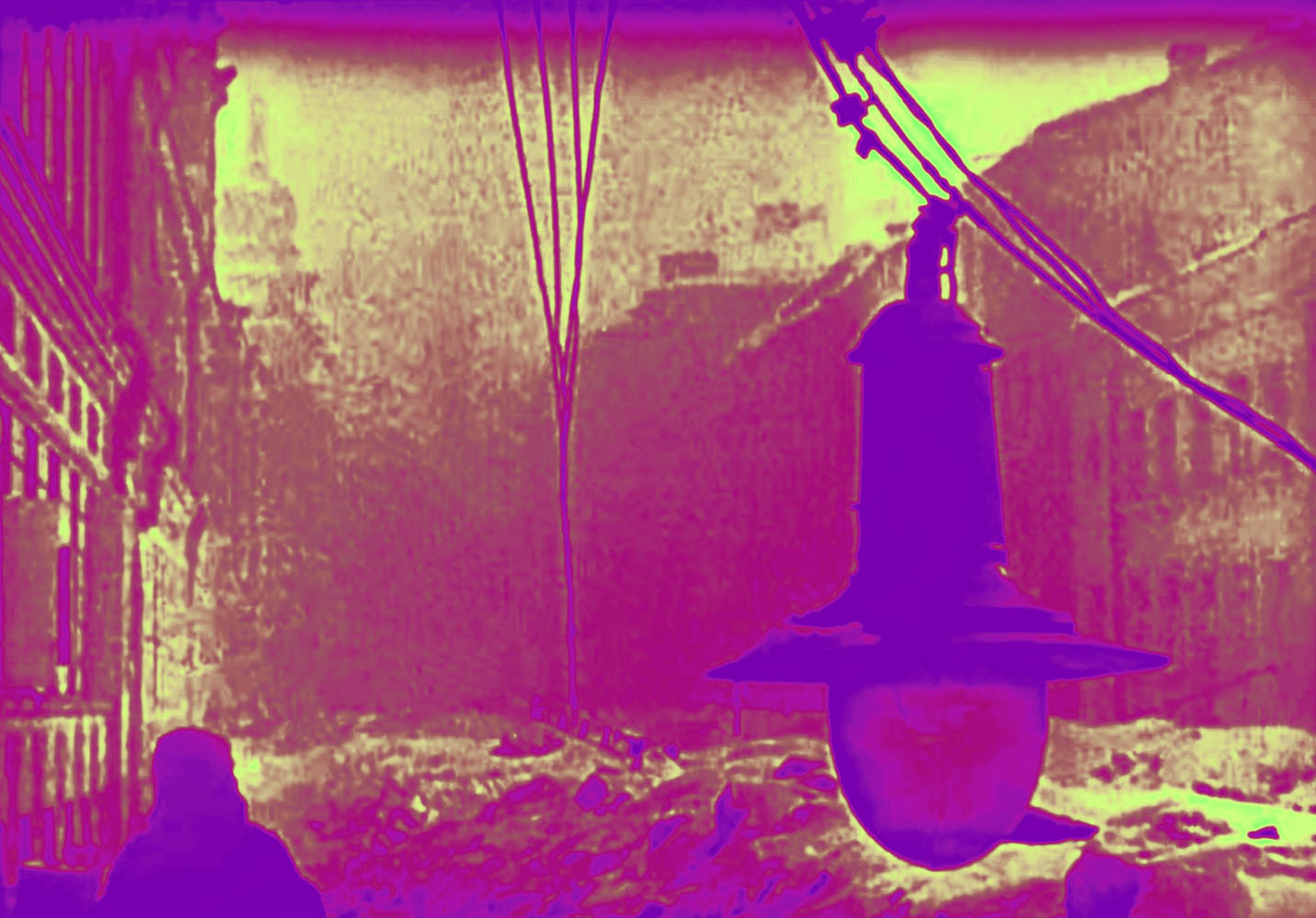 Marcus Bunyan (Australian, b. 1958) 'City (lamp)' 2023 From the series 'Aus der Traum (From the Dream)' 2023